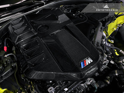 AutoTecknic Dry Carbon Fiber Engine Cover - G80 M3 | G82/ G83 M4 - Graveyard Performance