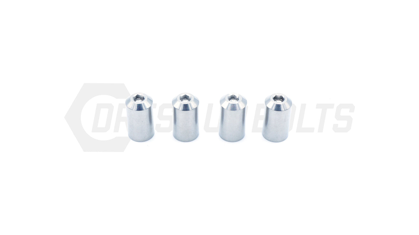 Dress Up Bolts Bullet Titanium Valve Stem Caps - Set of 4 - Graveyard Performance