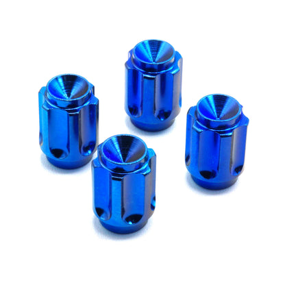 Dress Up Bolts Gear Titanium Valve Stem Caps - Set of 4 - Graveyard Performance