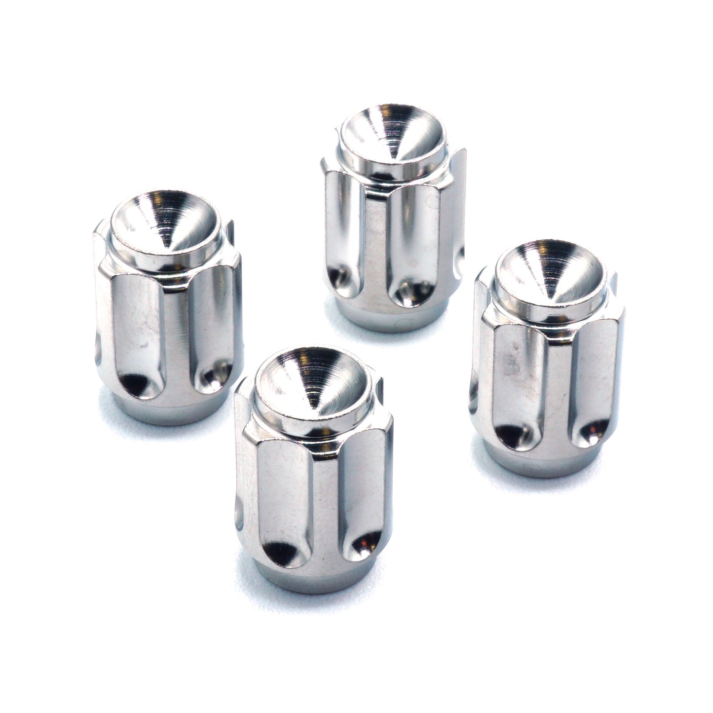 Dress Up Bolts Gear Titanium Valve Stem Caps - Set of 4 - Graveyard Performance