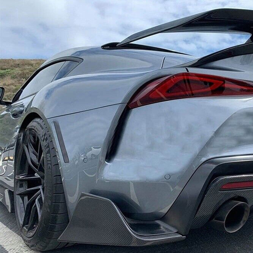 AG Style Supra Carbon Fiber Rear Canard Splitter - Toyota Supra MKV A90/A91 - Graveyard Performance