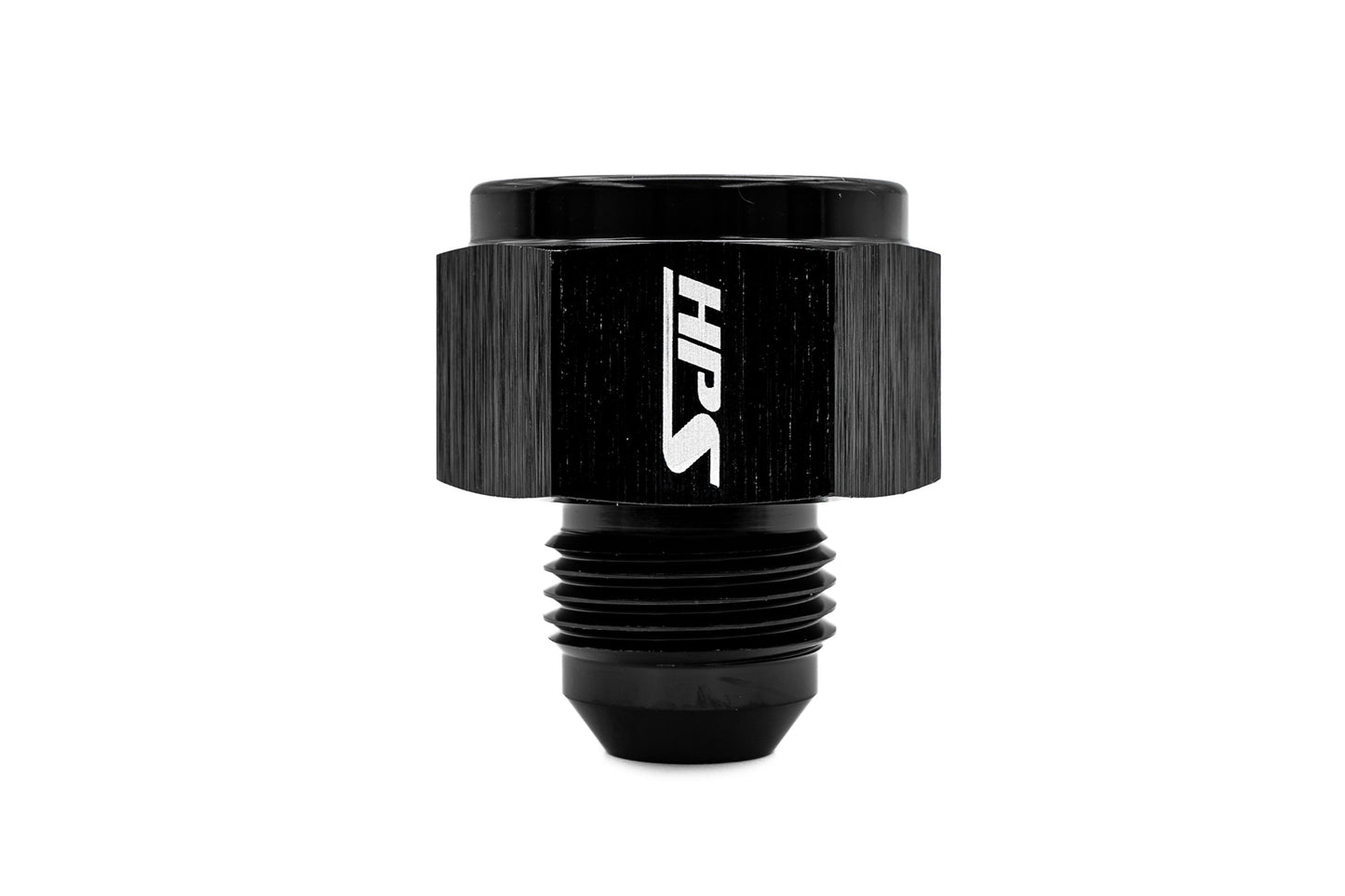 HPS Performance -12 AN Female to -6 AN Male Reducer Adapter, Aluminum, Black