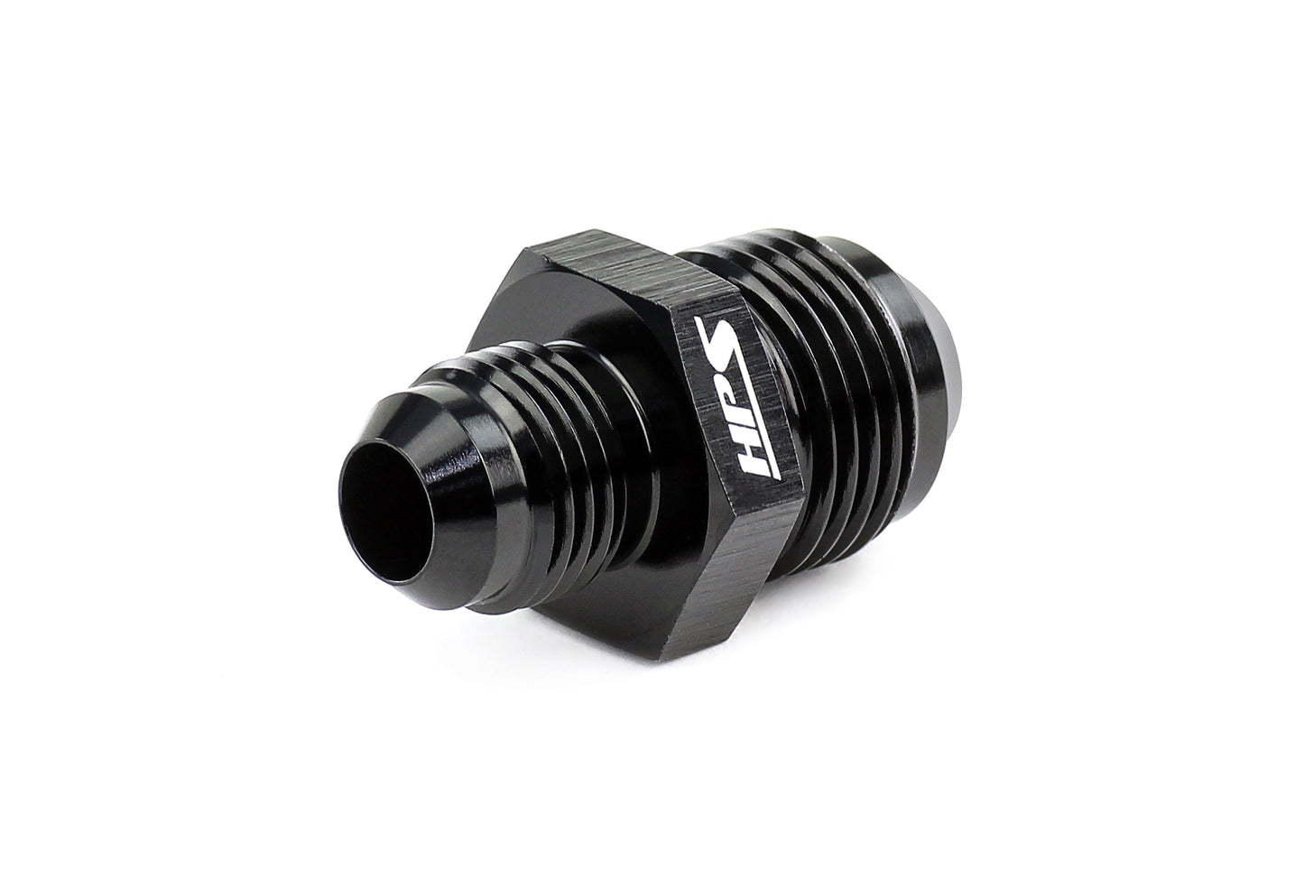 HPS Performance -12 AN to -10 AN Male To Male Reducer Union Coupler Adapter, Aluminum, Black