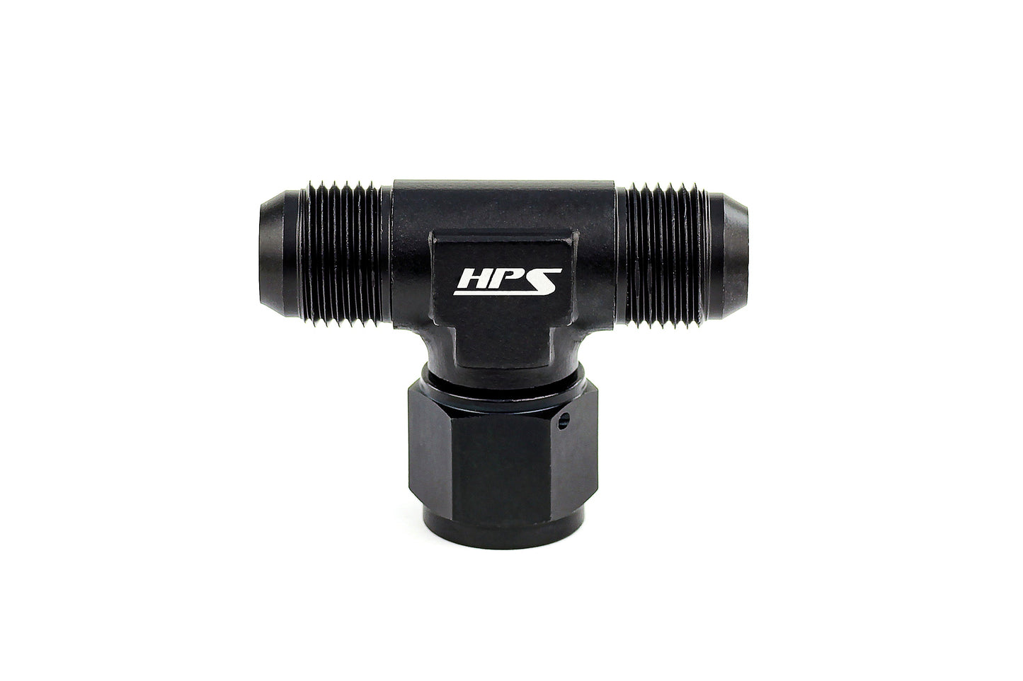HPS Performance -3 AN Aluminum Tee Adapter with Female on Side AN9251-3