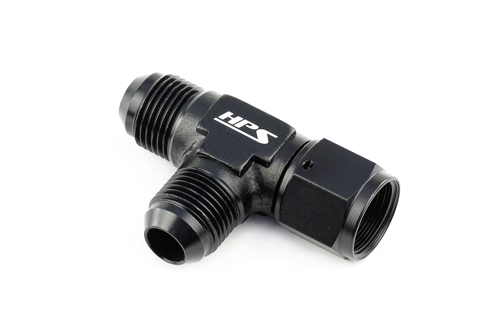 HPS Performance -10 AN Aluminum Tee Adapter with Female on Run AN9261-10