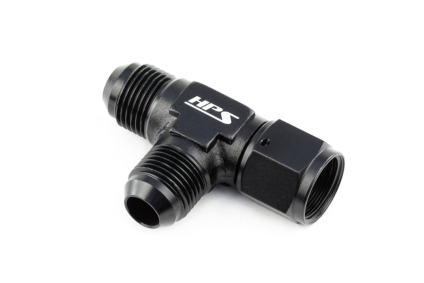 HPS Performance -6 AN Aluminum Tee Adapter with Female on Run AN9261-6