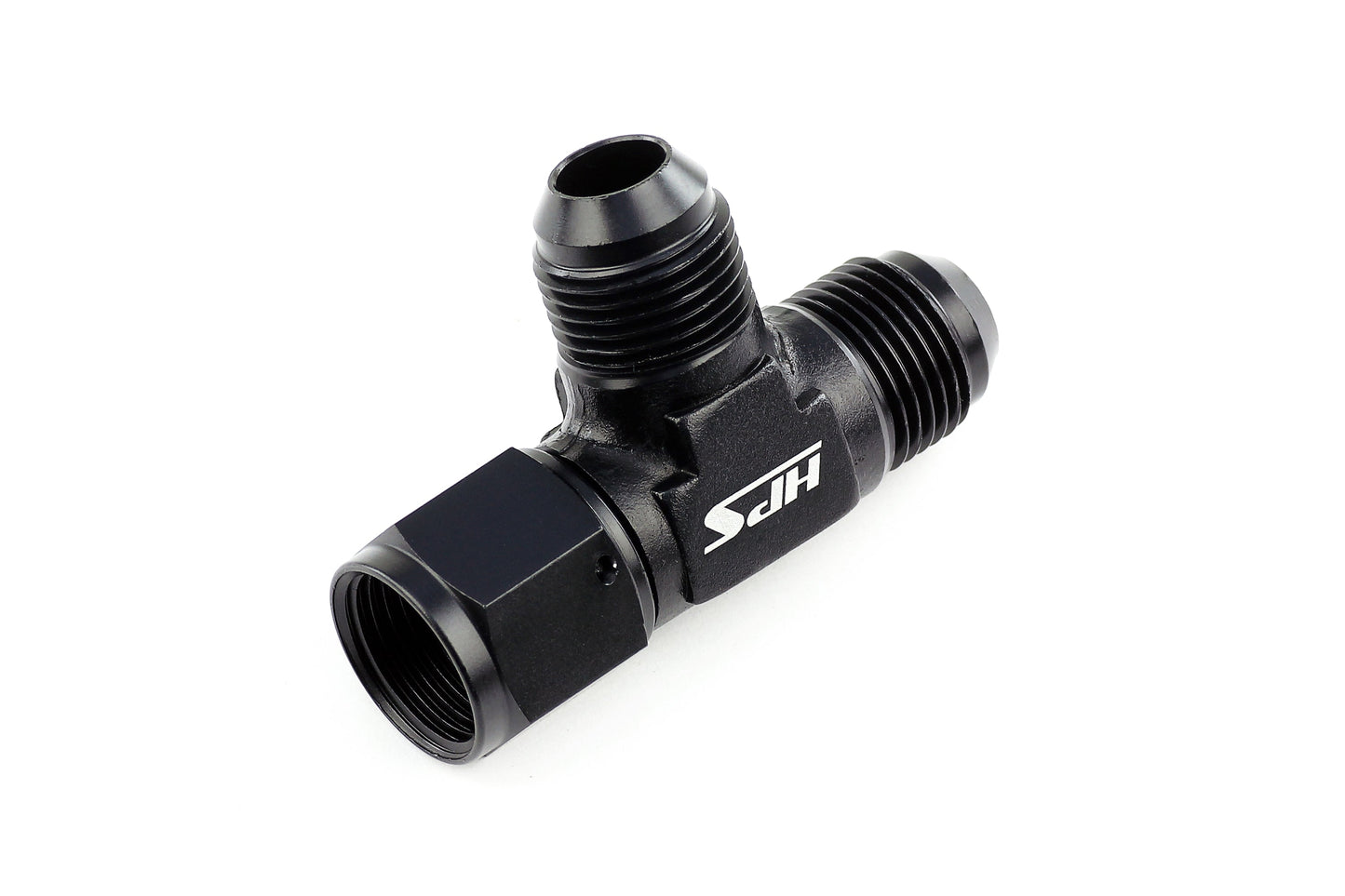 HPS Performance -6 AN Aluminum Tee Adapter with Female on Run AN9261-6