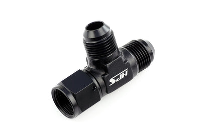 HPS Performance -6 AN Aluminum Tee Adapter with Female on Run AN9261-6