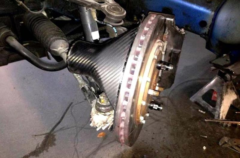 APR Performance Carbon Fiber Honda S2000 AP2 Brake Rotor Cooling Kit 2004-2009
