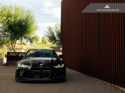 AutoTecknic Dry Carbon Motorsport V1 Front Grille Set - G80 M3 | G82/ G83 M4 - Graveyard Performance