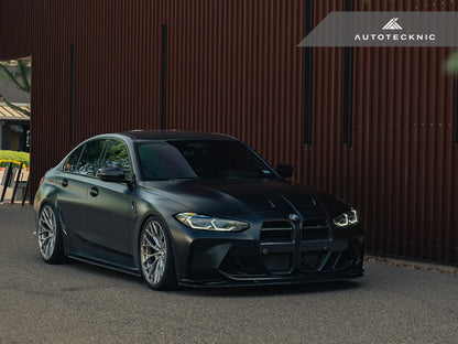 AutoTecknic Dry Carbon Motorsport V1 Front Grille Set - G80 M3 | G82/ G83 M4 - Graveyard Performance