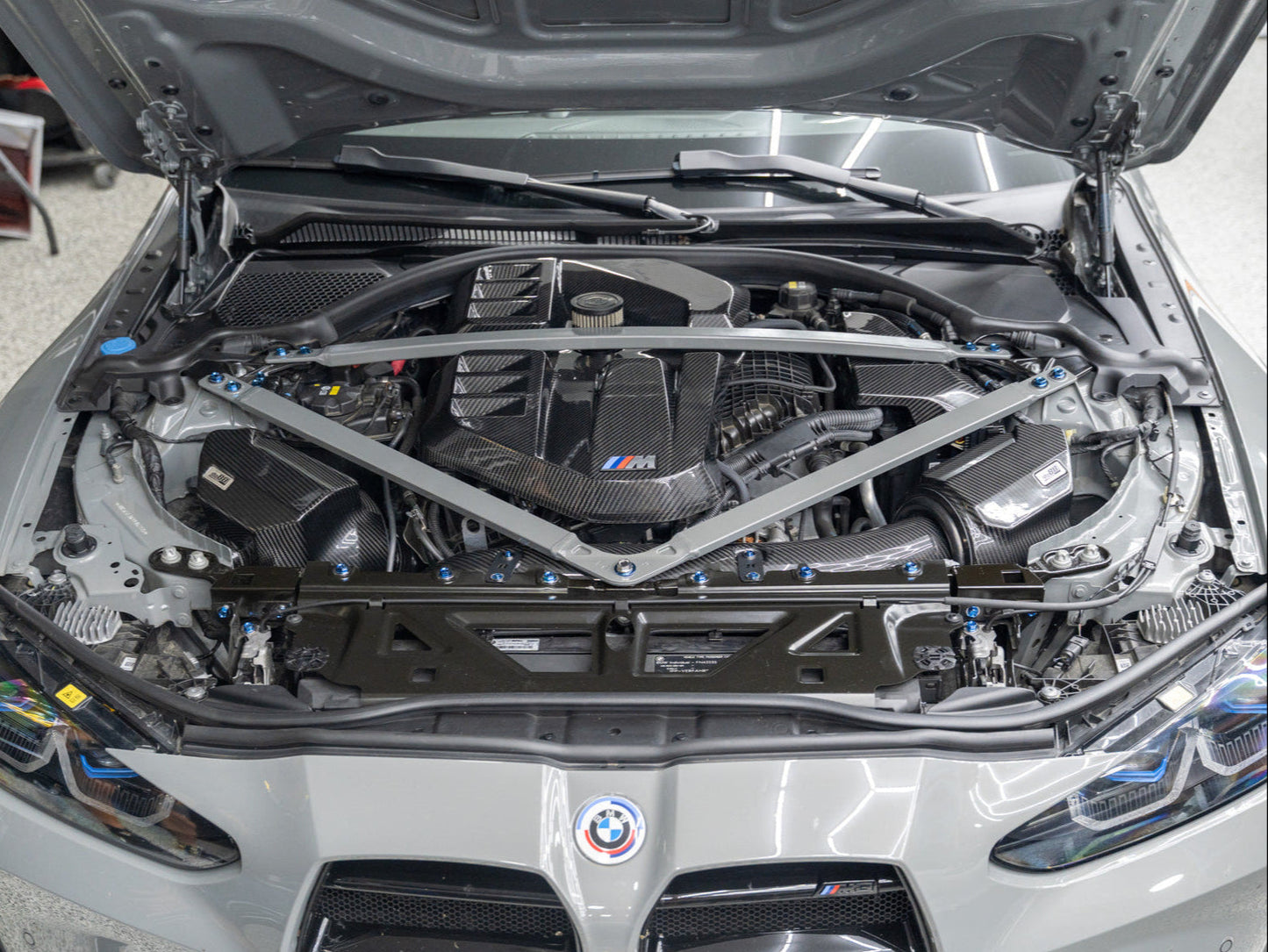 JDC Titanium Engine Bay Dress-Up Hardware Kit (BMW G8X M3/M4) - Graveyard Performance