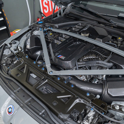 JDC Titanium Engine Bay Dress-Up Hardware Kit (BMW G8X M3/M4) - Graveyard Performance