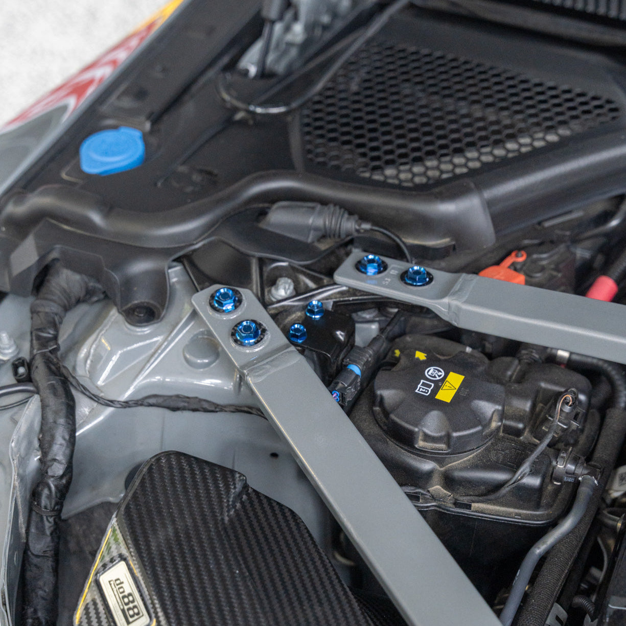 JDC Titanium Engine Bay Dress-Up Hardware Kit (BMW G8X M3/M4) - Graveyard Performance