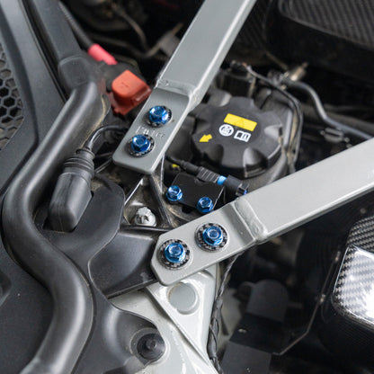 JDC Titanium Engine Bay Dress-Up Hardware Kit (BMW G8X M3/M4) - Graveyard Performance