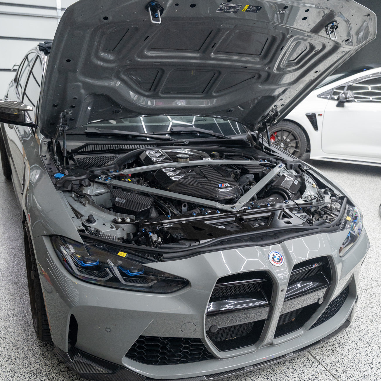 JDC Titanium Engine Bay Dress-Up Hardware Kit (BMW G8X M3/M4) - Graveyard Performance