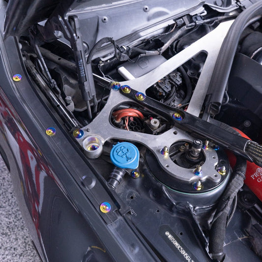 JDC Titanium Aluminum Chassis Brace Hardware Kit | 2014-2020 BMW F80 M3/M4