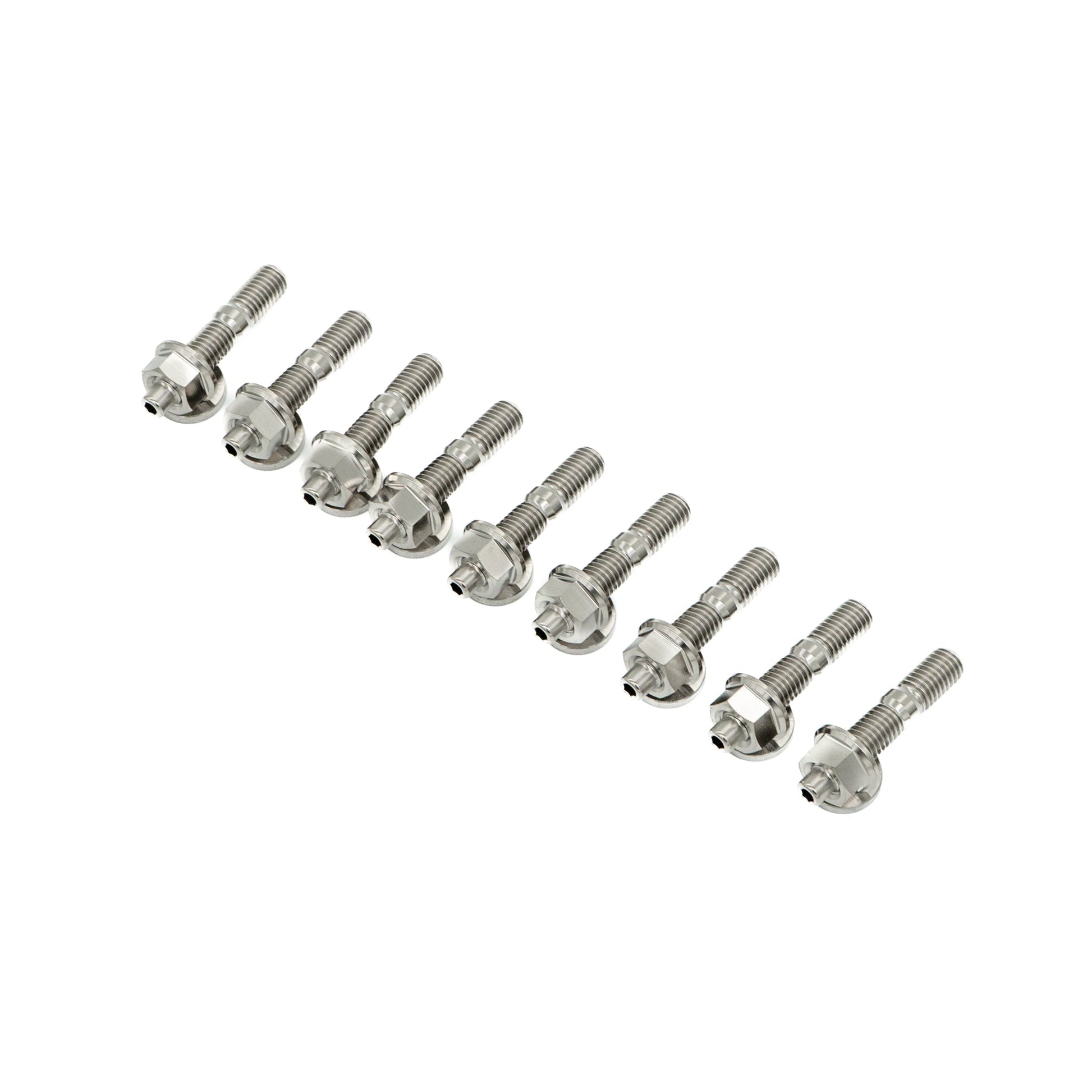 JDC Titanium Exhaust Manifold Stud Kit (Honda/Acura B,D,H,F,J Series Motors) - Graveyard Performance