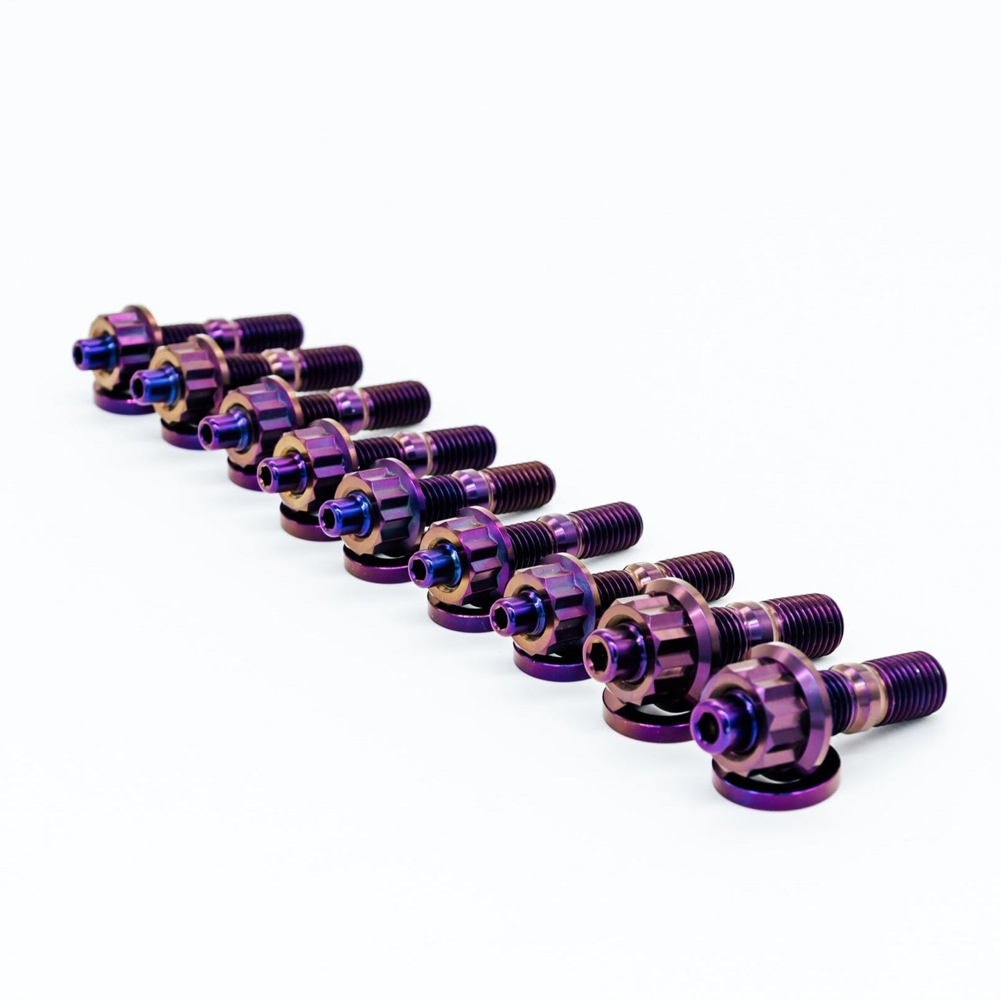 JDC Titanium Exhaust Manifold Stud Kit | Evo 1–9 / 2G DSM - Graveyard Performance
