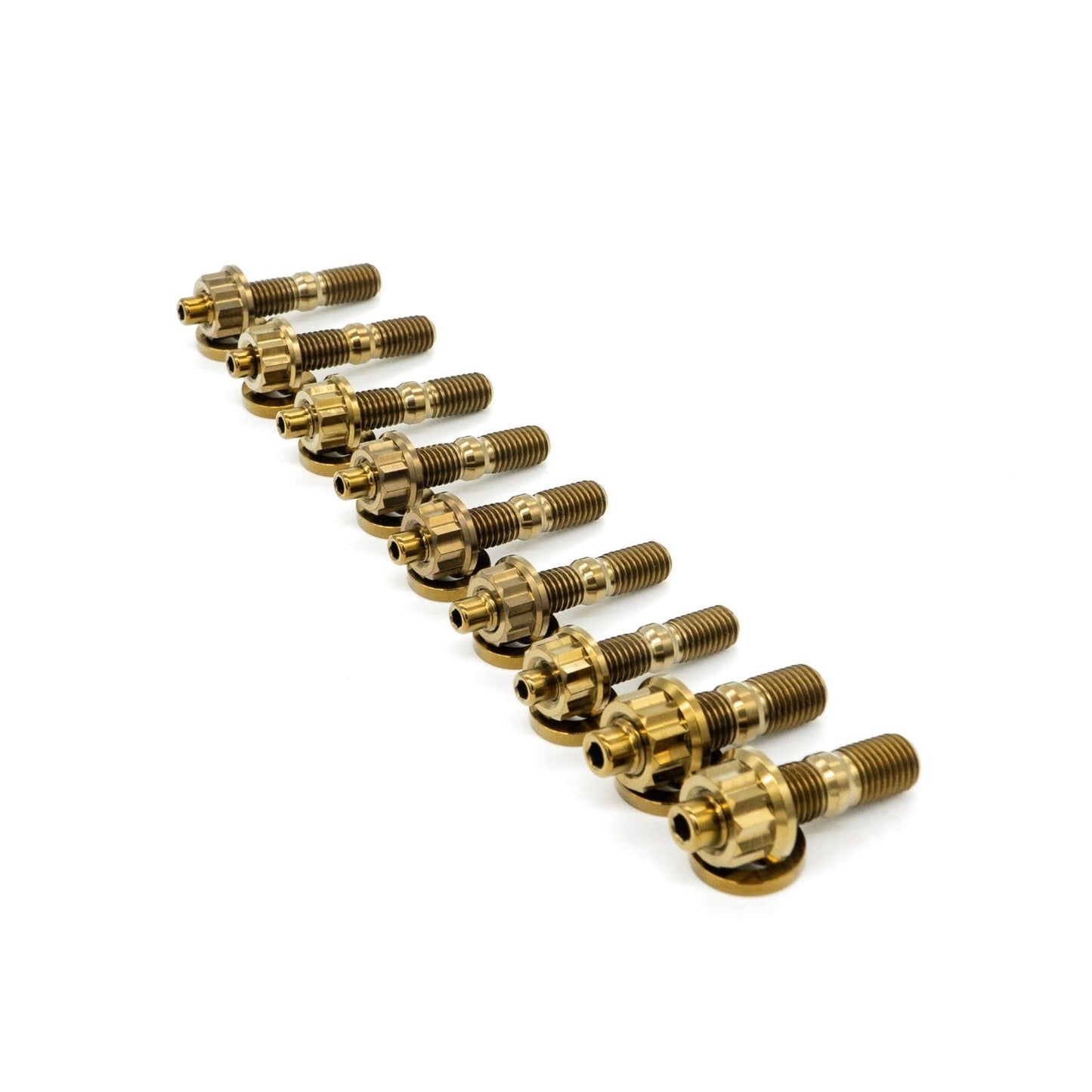 JDC Titanium Exhaust Manifold Stud Kit | Evo 1–9 / 2G DSM - Graveyard Performance
