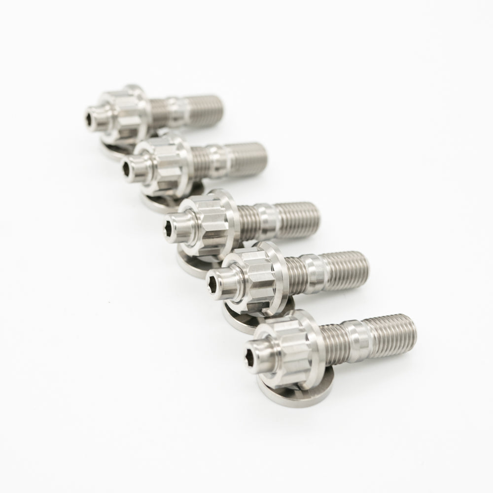 JDC Titanium O2 Housing Stud Kit (Evo 4-X) - Graveyard Performance