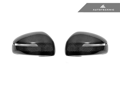 AutoTecknic Replacement Carbon Mirror Covers - Audi 8J MK2 TT/ TTS 07-14 | R8 07-12 - Graveyard Performance