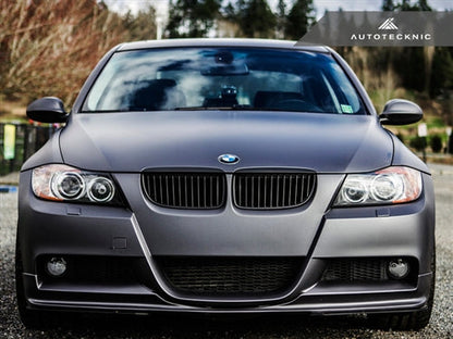 AutoTecknic Stealth Black Front Grille Set - E90 Sedan / E91 Wagon | 3 Series - Graveyard Performance