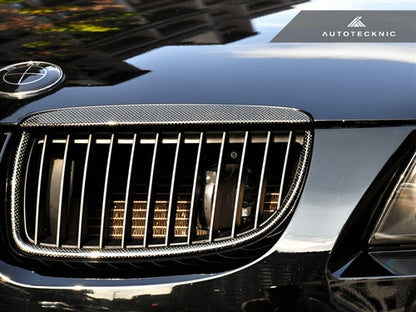 AutoTecknic Carbon Fiber Front Grille Set - E90 Sedan / E91 Wagon | 3 Series - Graveyard Performance