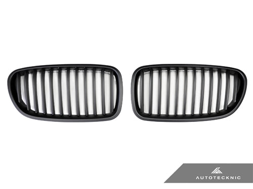 AutoTecknic Stealth Black Front Grille Set - F10 Sedan/ F11 Wagon | 5-Series - Graveyard Performance