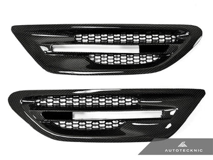AutoTecknic Replacement Carbon Fiber Fender Vents - F10 M5 - Graveyard Performance