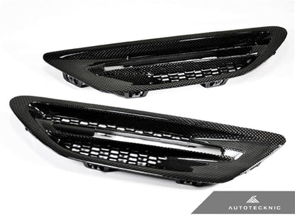 AutoTecknic Replacement Carbon Fiber Fender Vents - F10 M5 - Graveyard Performance