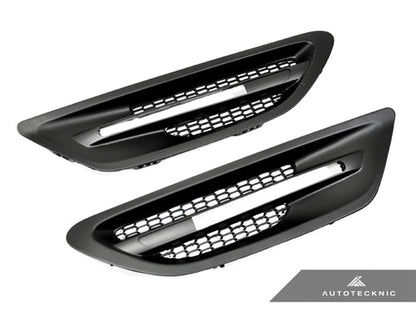 AutoTecknic Replacement Stealth Black Fender Vents - F10 M5 - Graveyard Performance