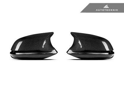 AutoTecknic Version III M-Inspired Dry Carbon Mirror Housing Kit - F22 2-Series | F30 3-Series | F32 4-Series | F87 M2 - Graveyard Performance