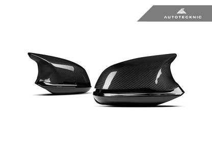 AutoTecknic Version III M-Inspired Dry Carbon Mirror Housing Kit - F22 2-Series | F30 3-Series | F32 4-Series | F87 M2 - Graveyard Performance