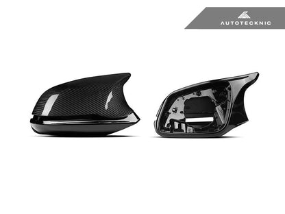 AutoTecknic Version III M-Inspired Dry Carbon Mirror Housing Kit - F22 2-Series | F30 3-Series | F32 4-Series | F87 M2 - Graveyard Performance