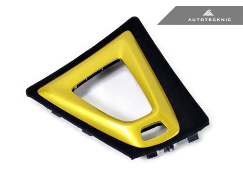 AutoTecknic Painted Alcantara Shift Console Trim - F80 M3 | F82/ F83 M4 M-DCT - Graveyard Performance