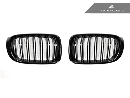 AutoTecknic Gloss Black Front Grille Set - F25 X3 LCI | F26 X4 - Graveyard Performance