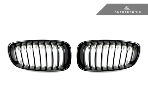 AutoTecknic Gloss Black Front Grille Set - F34 3-Series Gran Turismo - Graveyard Performance