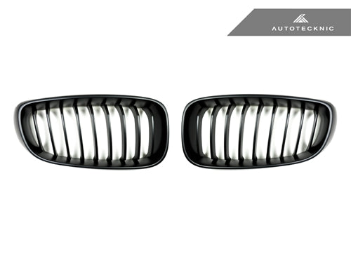 AutoTecknic Stealth Black Front Grille Set - F34 3-Series Gran Turismo - Graveyard Performance