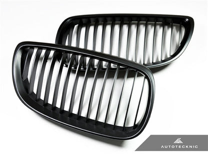 AutoTecknic Stealth Black Front Grille Set - E92/ E93 3-Series Pre-LCI (including E9X M3) - Graveyard Performance