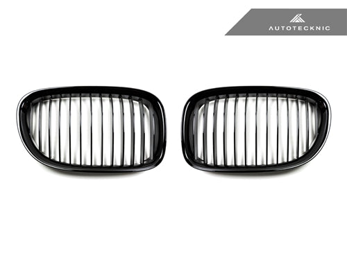 AutoTecknic Gloss Black Front Grille Set - F01/ F02 7-Series - Graveyard Performance