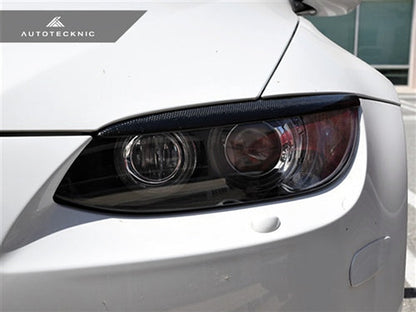 AutoTecknic Stealth Black Headlight Trim Set - E92/ E93 M3 & 3-Series Coupe/ Convertible Pre-LCI - Graveyard Performance