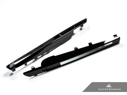 AutoTecknic Replacement Glazing Black Fender Gills - E71 X6M - Graveyard Performance