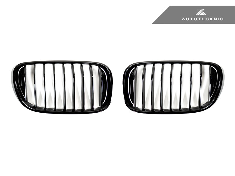 AutoTecknic Gloss Black Front Grille Set - G11/ G12 7-Series Pre-LCI (16-19) - Graveyard Performance