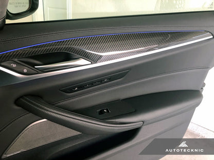 AutoTecknic Dry Carbon Fiber Interior Trim - G30 5-Series | F90 M5 - Graveyard Performance
