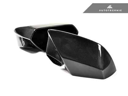 AutoTecknic Replacement Dry Carbon Mirror Covers - Lamborghini Huracan LP610-4 | LP580-2 - Graveyard Performance