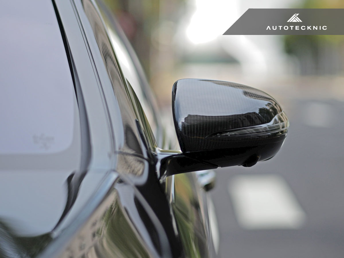 AutoTecknic Replacement Version II Dry Carbon Mirror Covers - Mercedes-Benz W253 | X253 GLC-Class - Graveyard Performance