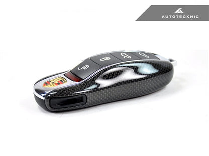 AutoTecknic Replacement Carbon Fiber Key Remote Trim - Porsche - Graveyard Performance