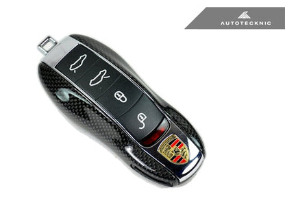 AutoTecknic Replacement Carbon Fiber Key Remote Trim - Porsche - Graveyard Performance