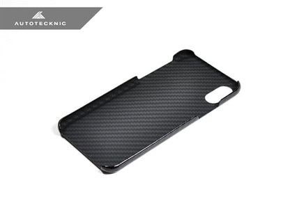 AutoTecknic Dry Carbon iPhone Cover - iPhone X - Graveyard Performance
